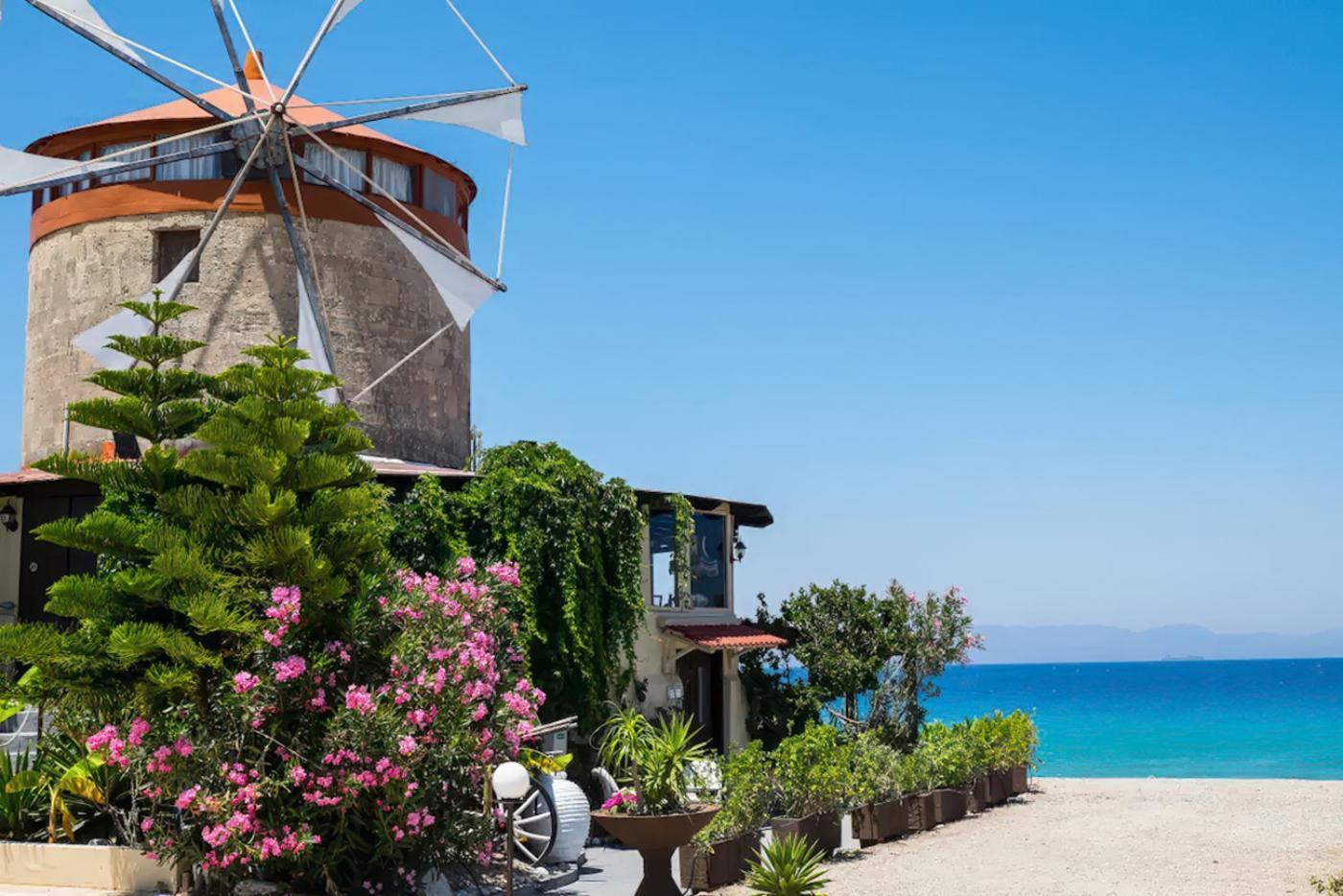Windmill Renovated 2025 Villa Ialysos  Ngoại thất bức ảnh